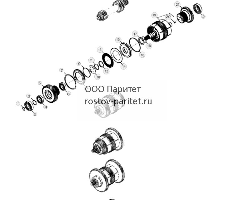 YZ107371 Узел вала второй ступени - ST761580 71.jpg